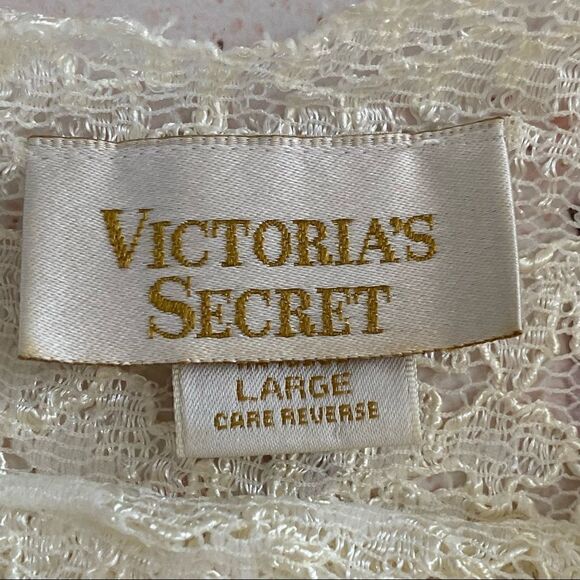 Vintage Victoria secret lace floral top - Picture 3 of 10